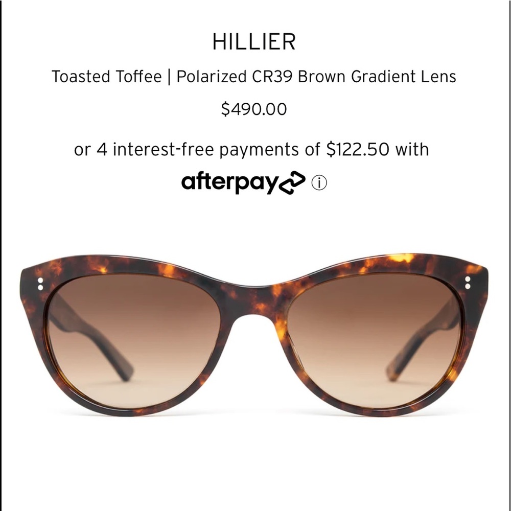 Salt Optics Toasted Toffee Polarized CR39 Brown Gradient Lens